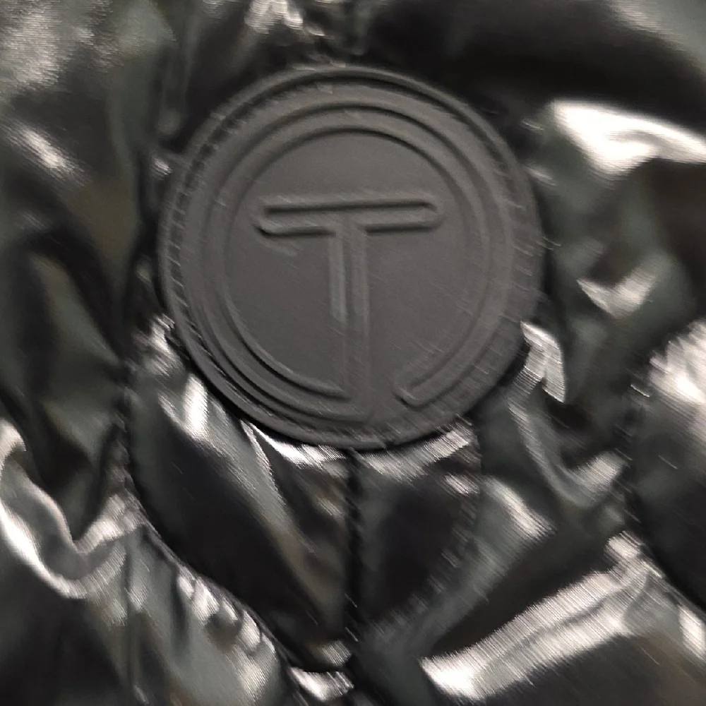 Talbots Shiny Black Quilted Vest - Picture 11 of 11